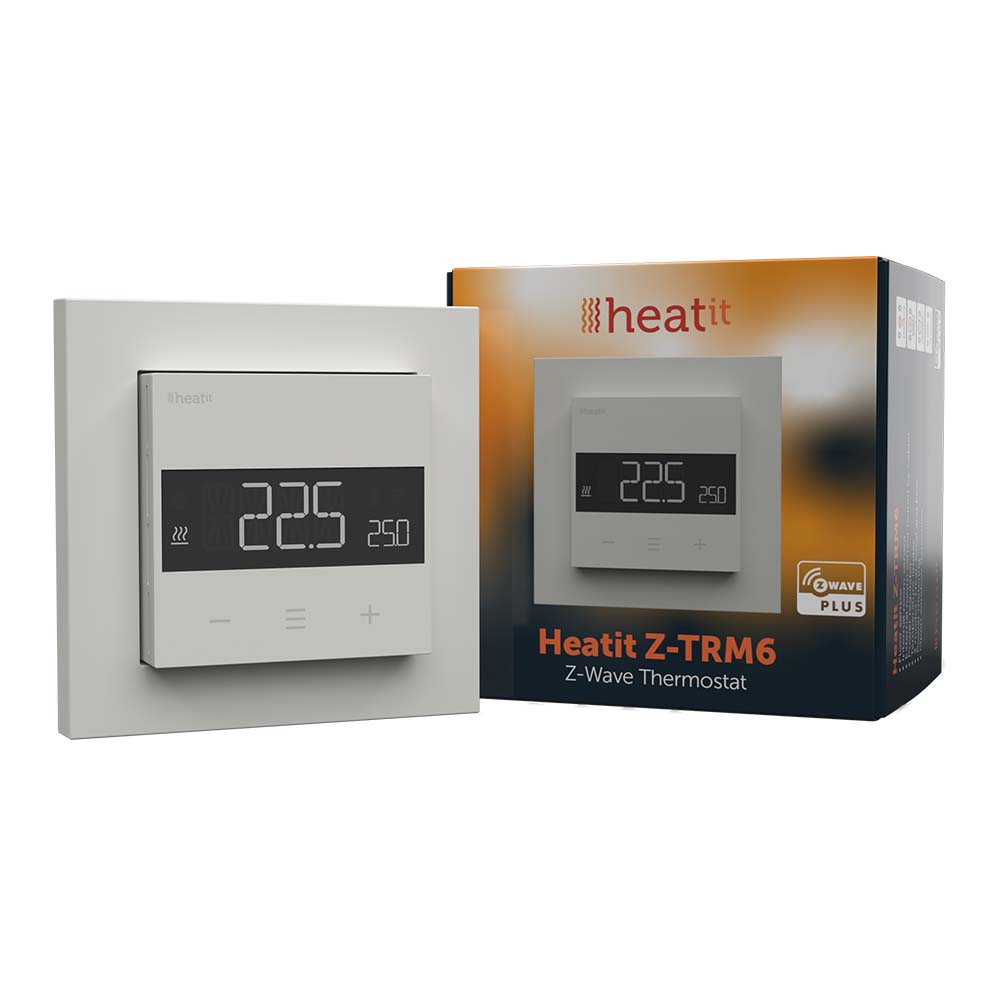 Heatit Z-TRM6 3600W 16A thermostat White RAL 9003