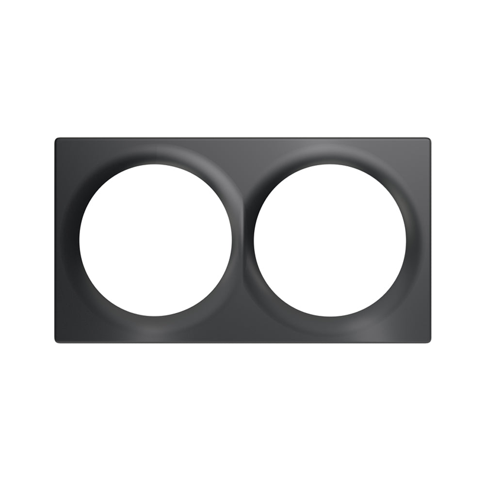 FIBARO Walli Double Cover Plate Anthracite