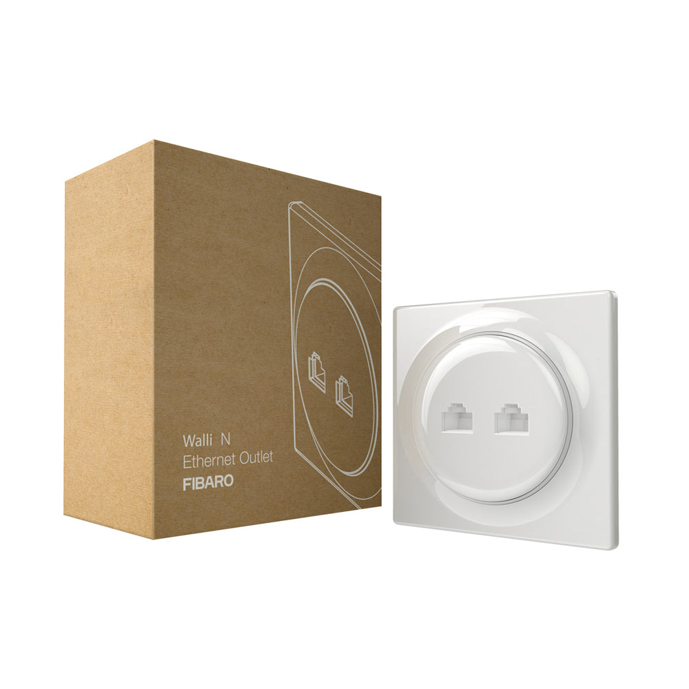 FIBARO Walli N Ethernet Outlet White