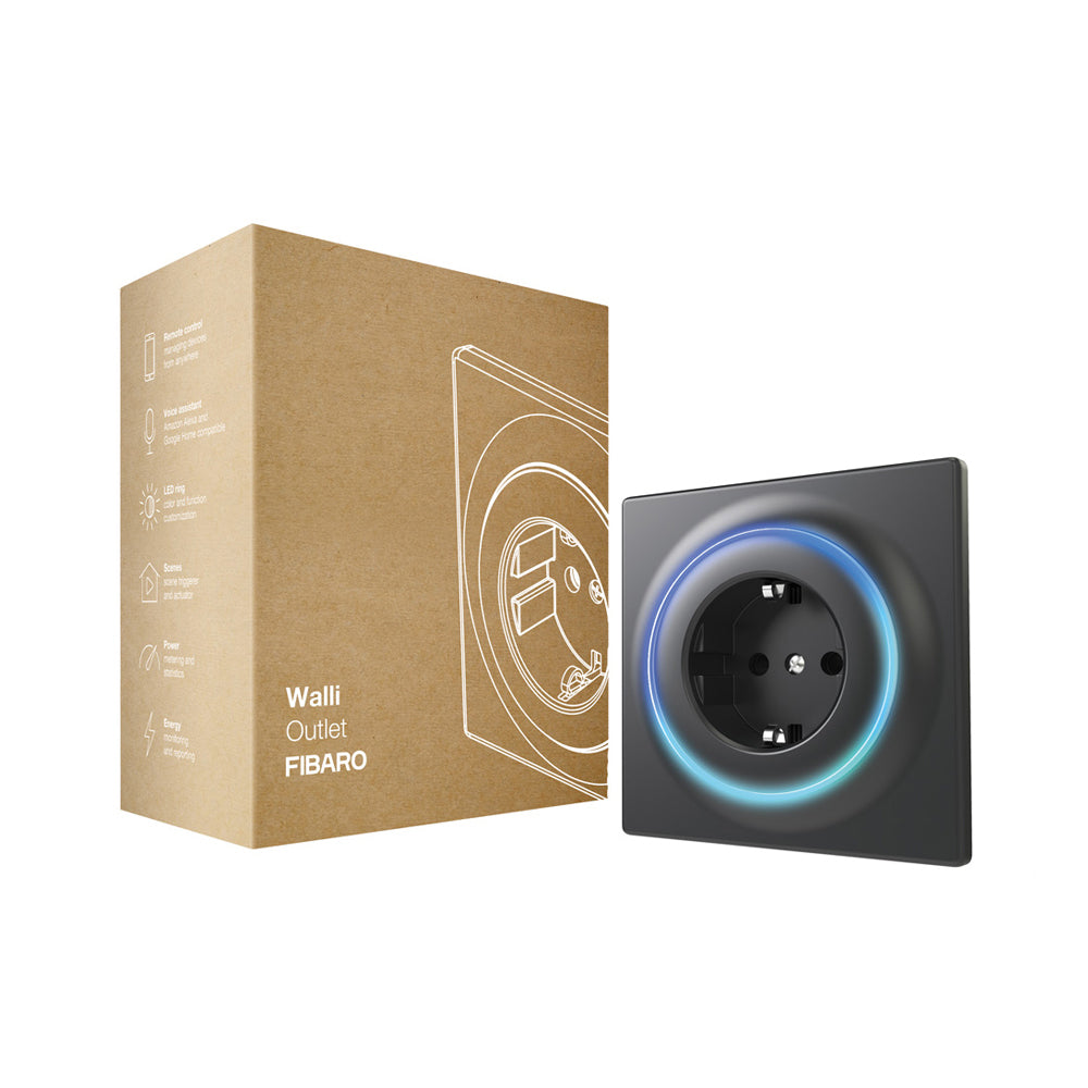 FIBARO Walli Outlet type F Anthracite