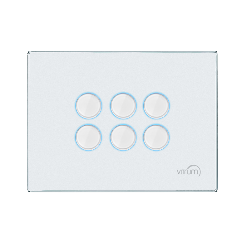 Vitrum EU VI Lighting White Glass Etched