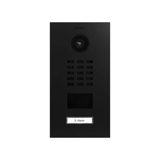 DoorbirdÂ  IP Video Door Station D2101V. Graphite black (Raven Polar). powder-coated. semi-gloss (surface-/flush-mounting housing sold separately)