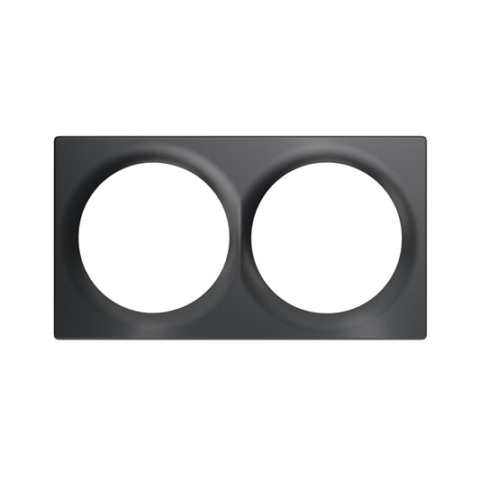 FIBARO Walli Double Cover Plate Anthracite