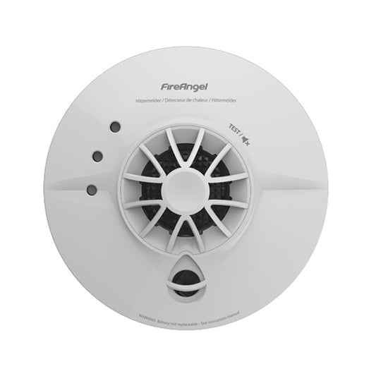 FireAngel Heat Detector 230V and battery back-up