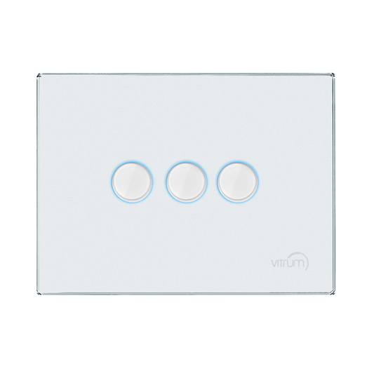 Vitrum EU III Lighting White Glass Etched
