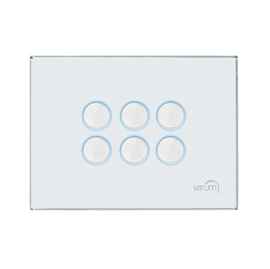 Vitrum EU VI Lighting White Glass Etched