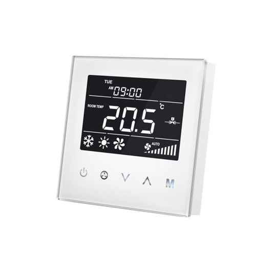 MCOHome - Fan Coil Thermostat 2 pipe White