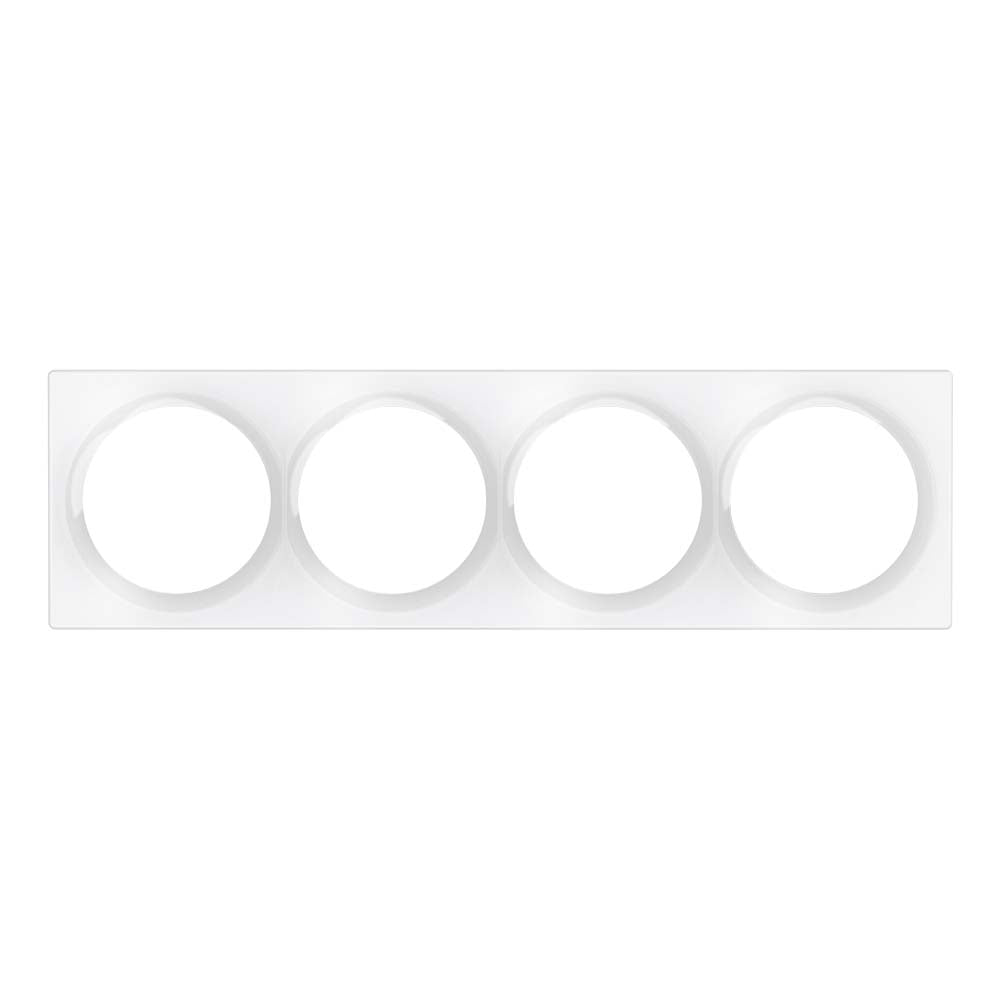 FIBARO Walli Quadruple Cover Plate White