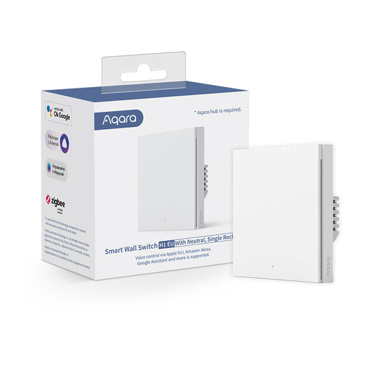 Aqara Smart Wall Switch H1 (with neutral. single rocker)